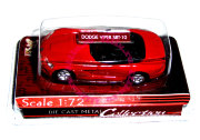 Модель автомобиля Dodge Viper SRT-10 1:72, красная, Yat Ming [72000-34]
