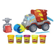 Набор с пластилином 'Задорный Цементовоз Макс' (Max the Cement Mixer) из серии 'Дорожное строительство' (Diggin' Rigs), Play-Doh, Hasbro [B1858]
