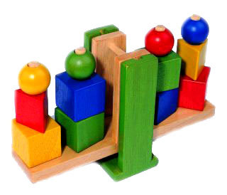 Деревянная обучающая игрушка &#039;Весы-пирамидки&#039;, Benho [YT5252] Деревянная обучающая игрушка 'Весы-пирамидки', Benho [YT5252]