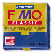 Полимерная глина FIMO Classic, ультрамарин, 56г, FIMO [8000-33]