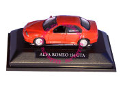 Модель автомобиля Alfa Romeo 156 GTA 1:72, красная, в пластмассовой коробке, Yat Ming [73000-04]