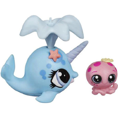 Набор 'Нарвал и малыш-осьминог' из серии 'Стильные питомцы' (Pet Pawsabilities), Littlest Pet Shop [A9393] Набор 'Нарвал и малыш-осьминог' из серии 'Стильные питомцы' (Pet Pawsabilities), Littlest Pet Shop [A9393]