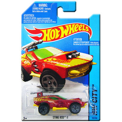 Коллекционная модель автомобиля Sting Rod II - HW City 2014, красная, Hot Wheels, Mattel [BFC69] Коллекционная модель автомобиля Sting Rod II - HW City 2014, красная, Hot Wheels, Mattel [BFC69]