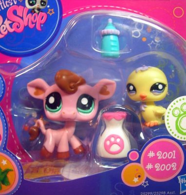 Коллекционные зверюшки 2010 - Цыпленок и Теленок, специальная серия, Littlest Pet Shop [25299] Коллекционные зверюшки 2010 - Цыпленок и Теленок, специальная серия, Littlest Pet Shop [25299]