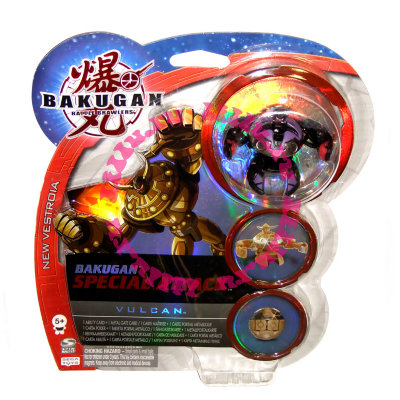 * Специальный набор Special Attack 'Vulcan', черный, для игры 'Бакуган', Bakugan Battle Brawlers [64281-283] Специальный набор Special Attack 'Vulcan', черный, для игры 'Бакуган', Bakugan Battle Brawlers [64281-283]