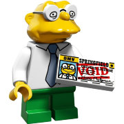 Минифигурка 'Ганс Молман', вторая серия The Simpsons 'из мешка', Lego Minifigures [71009-10]