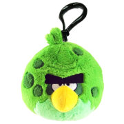 Мягкая игрушка-брелок 'Зеленая космическая злая птичка' (Angry Birds Space - Green Bird), 8 cм, Commonwealth Toys [92677-G]