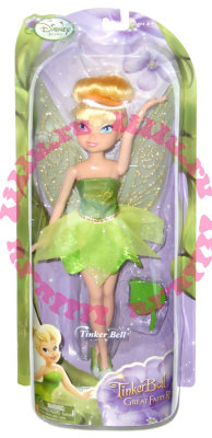 Кукла фея Tinker Bell (Динь-динь), 24 см, Disney Fairies, Jakks Pacific [6585] Кукла фея Tinker Bell (Динь-динь), 24 см, Disney Fairies, Jakks Pacific [6585]