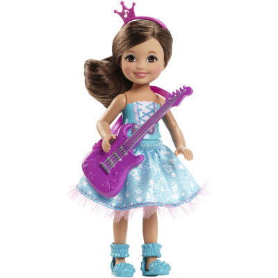 Кукла 'Челси с гитарой' из серии 'Рок-Принцесса', Barbie, Mattel [CKB70] Кукла 'Челси с гитарой' из серии 'Рок-Принцесса', Barbie, Mattel [CKB70]