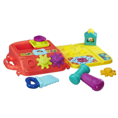 Развивающий игровой центр 'Моя первая мастерская - возьми с собой' (Pretend 'n Go Workshop), портативный, Playskool, Hasbro [B5845] Развивающий игровой центр 'Моя первая мастерская - возьми с собой' (Pretend 'n Go Workshop), Playskool, Hasbro [B5845]