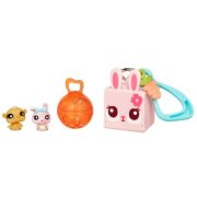 Игровой набор 'Микрозверюшки в брелках - Кролик и Хомяк', Littlest Pet Shop Teensies [35698]