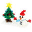 Конструктор 'Снеговик и ёлка' из специальной новогодней серии, nanoblock [NBC-100] - NBC_100.jpg
