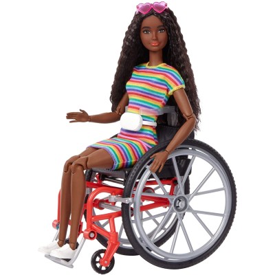 Шарнирная кукла Barbie &#039;Инвалид&#039;, из серии &#039;Мода&#039; (Fashionistas), Mattel [GRB94] Шарнирная кукла Barbie 'Инвалид', из серии 'Мода' (Fashionistas), Mattel [GRB94]