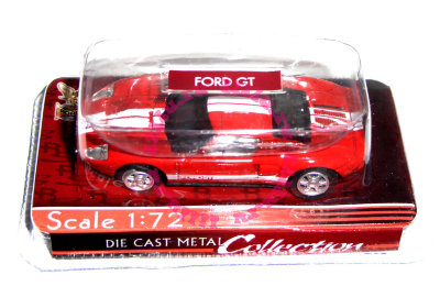 Модель автомобиля Ford GT 1:72, красная, Yat Ming [72000-36] Модель автомобиля Ford GT 1:72, красная, Yat Ming [72000-36]