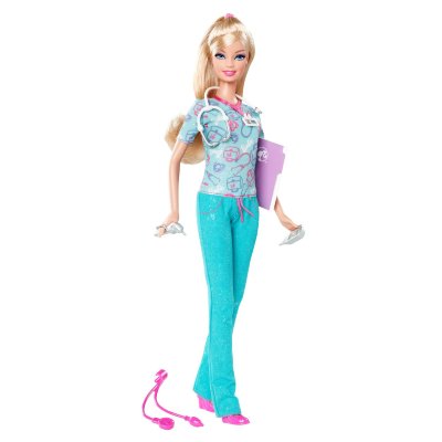 Кукла Барби &#039;Медсестра&#039;, из серии &#039;Я могу стать&#039;, Barbie, Mattel [W3737] Кукла Барби 'Медсестра', из серии 'Я могу стать', Barbie, Mattel [W3737]