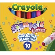 Набор цветных мини-штампов 'Настроения', 10 штук, Crayola [58-8151]