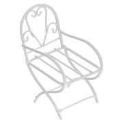 Кукольная садовая миниатюра 'Декоративный стул', металлический, ScrapBerry's [SCB271025]