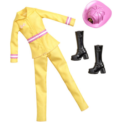 Одежда и аксессуары для Барби &#039;Пожарный&#039;, из серии &#039;Я могу стать...&#039;, Barbie [CHJ28] Одежда и аксессуары для Барби 'Пожарный', из серии 'Я могу стать...', Barbie [CHJ28]
