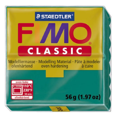 Полимерная глина FIMO Classic, бирюзовая, 56г, FIMO [8000-38] Полимерная глина FIMO Classic, бирюзовая, 56г, FIMO [8000-38]