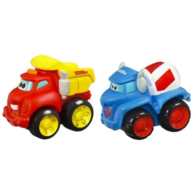 * Набор  из двух машинок 10 см – грузовик Чак и бетономешалка (Chuck the Dump Truck &amp; Cement Truck), 10 см, из серии 'Chuck &amp; Friends', Tonka, Playskool-Hasbro [28043] Набор  из двух машинок 10 см – грузовик Чак и бетономешалка (Chuck the Dump Truck & Cement Truck), 10 см, из серии 'Chuck & Friends', Tonka, Playskool-Hasbro [28043]