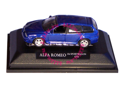 Модель автомобиля Alfa Romeo 156 Sportwagon GTA 1:72, синий металлик, в пластмассовой коробке, Yat Ming [73000-06] Модель автомобиля Alfa Romeo 156 Sportwagon GTA 1:72, синий металлик, в пластмассовой коробке, Yat Ming [73000-06]