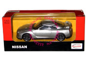 Модель автомобиля Nissan GT-R 1:43, серебристая, Rastar [41100gtrs/35100r]