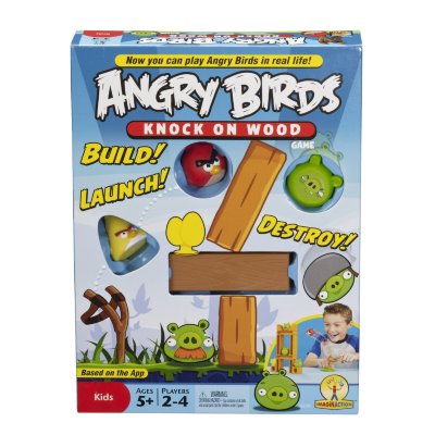 Игра настольная &#039;Angry Birds. Постучи по дереву!&#039;, Mattel [W2793] Игра настольная 'Angry Birds', Mattel [W2793]