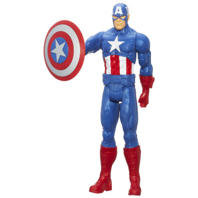 Фигурка &#039;Капитан Америка&#039; 29 см, серия &#039;Титаны&#039;, Avengers, Hasbro [B1669] Фигурка 'Капитан Америка' 29 см, серия 'Титаны', Avengers, Hasbro [B1669]