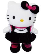 Мягкая игрушка 'Хелло Китти - готика, бархат' (Hello Kitty), 27 см, Jemini [150858b]