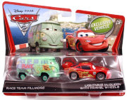 Машинки 'Race Team Equipa и Lightning McQueen', из серии 'Тачки-2', Mattel [V2839]