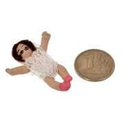 Кукольная миниатюра 'Игрушка - тряпичная кукла', 1:12, Art of Mini [AM0101022]