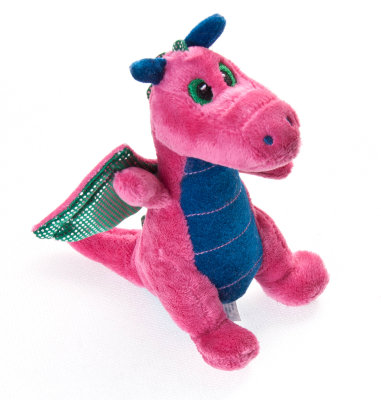 Мягкая игрушка Дракон розовый, 20 см [10-505] Мягкая игрушка Дракон розовый, 20 см [10-505]