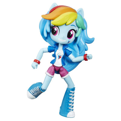 Мини-кукла Rainbow Dash, 12см, шарнирная, My Little Pony Equestria Girls Minis (Девушки Эквестрии), Hasbro [B6363] Мини-кукла Rainbow Dash, 12см, шарнирная, My Little Pony Equestria Girls Minis (Девушки Эквестрии), Hasbro [B6363]