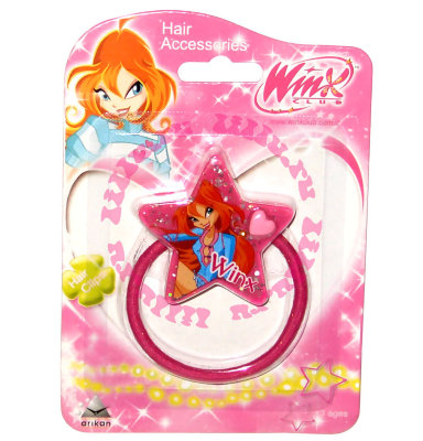 Резинка для волос 'Winx Club - Bloom', красная [12728r] Резинка для волос 'Winx Club - Bloom', красная [12728r]