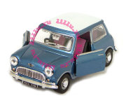 Модель автомобиля Mini Cooper, 1:43, синий металлик, Cararama [251ND-04]