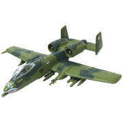 Модель самолета A-10A Thunderbolt II, зеленая, 1:72, Motor Max [76367]