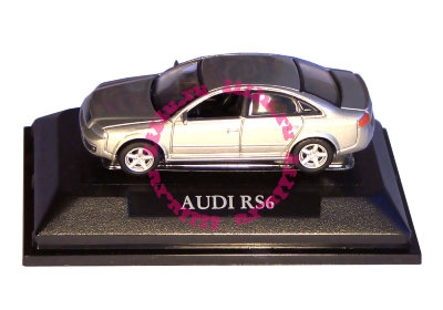 Модель автомобиля Audi RS6 1:72, серебристая, в пластмассовой коробке, Yat Ming [73000-07] Модель автомобиля Audi RS6 1:72, серебристая, в пластмассовой коробке, Yat Ming [73000-07]