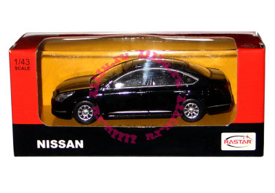 Модель автомобиля Nissan Teana 1:43, черная, Rastar [35300b] Модель автомобиля Nissan Teana 1:43, черная, Rastar [35300b]