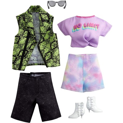 Набор одежды для Барби и Кена, из серии &#039;Мода&#039;, Barbie [GRC95] Набор одежды для Барби и Кена, из серии 'Мода', Barbie [GRC95]