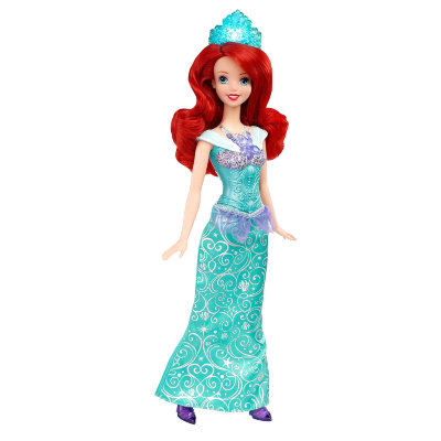 Кукла 'Ариэль' (Glitter 'n Lights Ariel), 28 см, со светом, из серии 'Принцессы Диснея', Mattel [BDJ25] Кукла 'Ариэль' (Glitter 'n Lights Ariel), 28 см, со светом, из серии 'Принцессы Диснея', Mattel [BDJ25]