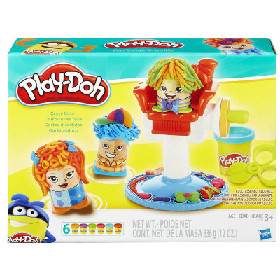 Набор для детского творчества с пластилином &#039;Сумасшедшие прически&#039; (Crazy Cuts), Play-Doh, Hasbro [B1155] Набор для детского творчества с пластилином 'Сумасшедшие прически' (Crazy Cuts), Play-Doh, Hasbro [B1155]