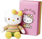Мягкая игрушка 'Хелло Китти - вязаная' (Hello Kitty), 27 см, Jemini [150753]