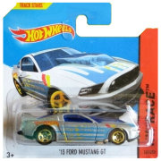 Модель автомобиля '2013 Ford Mustang GT', серебристая, HW Race, Hot Wheels [BFG58]