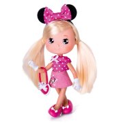 Кукла Минни джинсовом наряде, с розовым бантом, I Love Minnie, Famosa [700008362-3]