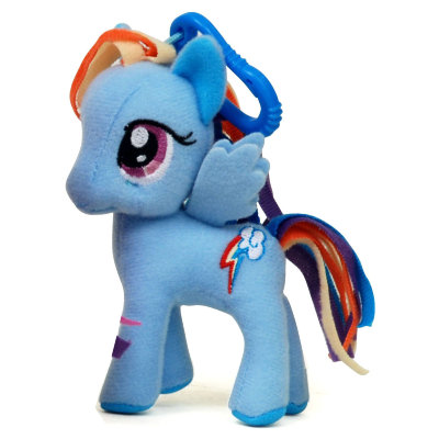 Мягкая игрушка-брелок &#039;Пони Rainbow Dash&#039;, 10 см, My Little Pony, Funrise [82511] Мягкая игрушка-брелок 'Пони Rainbow Dash', 10 см, My Little Pony, Funrise [82511]