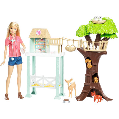 Игровой набор с куклой Барби 'Спасатель животных', из серии 'Я могу стать', Barbie, Mattel [FCP78] Игровой набор с куклой Барби 'Спасатель животных', из серии 'Я могу стать', Barbie, Mattel [FCP78]