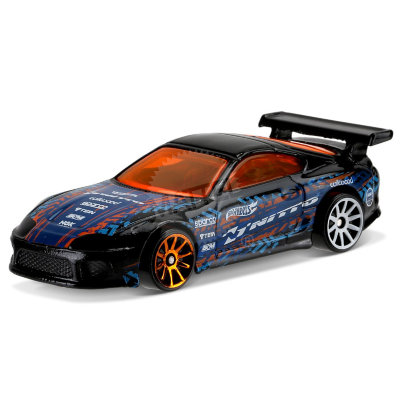 Модель автомобиля &#039;Toyota Supra&#039;, сине-оранжевая, HW Speed Graphics, Hot Wheels [DHX55] Модель автомобиля 'Toyota Supra', сине-оранжевая, HW Speed Graphics, Hot Wheels [DHX55]
