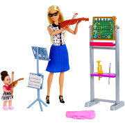 Игровой набор с куклой Барби 'Учитель музыки', из серии 'Я могу стать', Barbie, Mattel [FXP18]