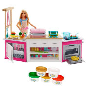 Игровой набор с куклой Барби 'Большая кухня', Barbie, Mattel [FRH73]