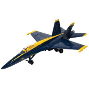 Модель самолета F/A-18 Hornet, синяя, 1:72, Motor Max [76356]